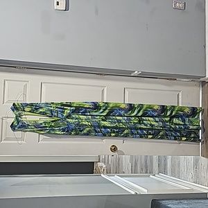 Beautiful blue green black pants inside dress jumpsuit! Perfect colors 3x